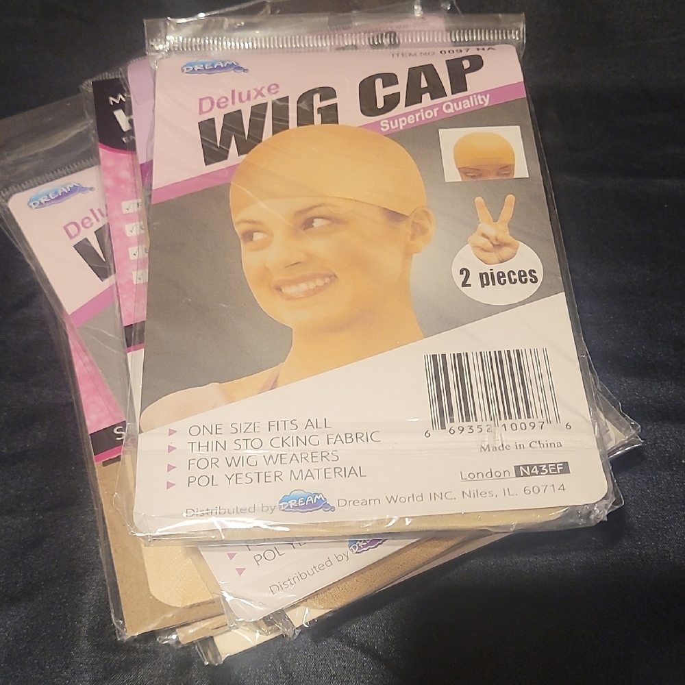 Wig Cap Nude (set of 6)